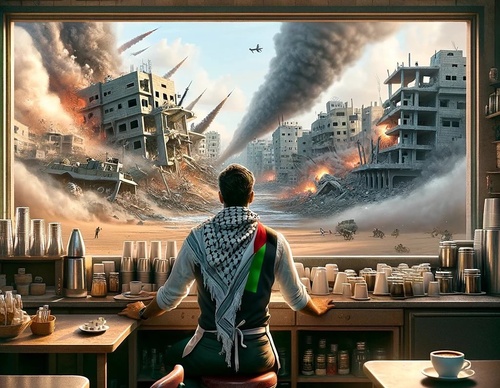 Galería de ilustraciones para Gaza de Said Hassan - Palestina