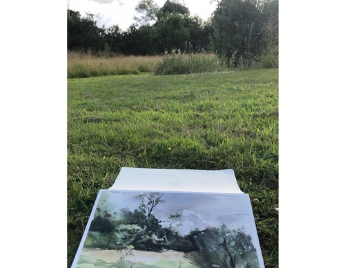 Galeria de pinturas em aquarela de Prasad Beaven-England