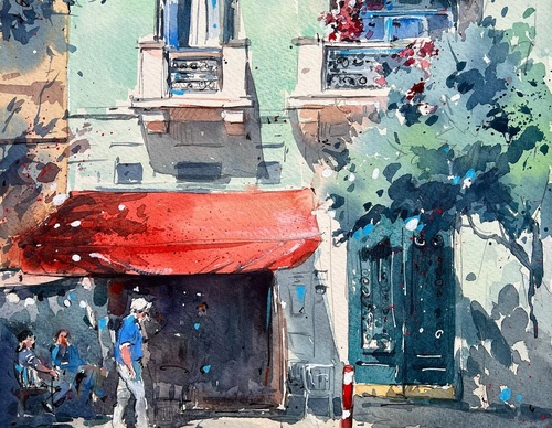 Gallery Of Watercolor Painting By Svetlin Sofroniev - Bulgaria