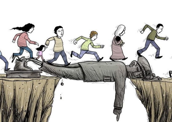 Galería de arte humorístico de Hani Abbas - Palestina