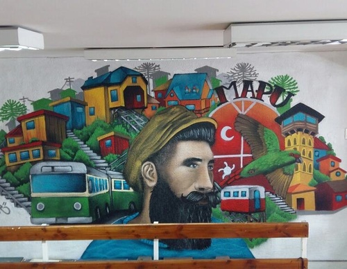 Galería de arte callejero de Kevin Galassi - Chile