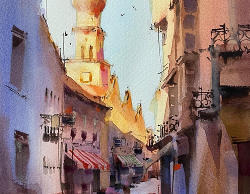 Galeria de pinturas em aquarela de Tere Lojero – México