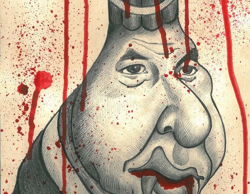 holocide caricature