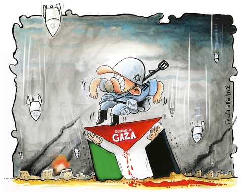 Genocidio en Gaza – Obra de Dimitris Georgopalis (Grecia)