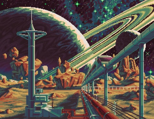 Galería De Ilustración Del Abuelo RetroWave - México