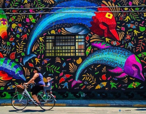 Galería de arte callejero de Spaik - México