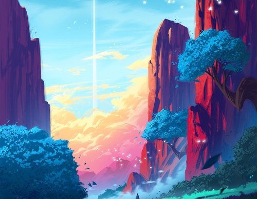 Galeria de ilustrações de Philip Sue - Nova Zelândia
