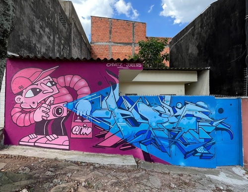 Galería de arte callejero de Chivitz - Brasil