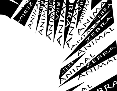 blank poster animal