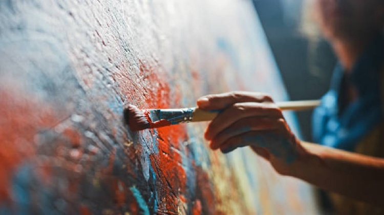 The artist and the work of art