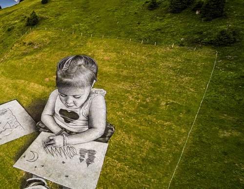 Gallery Of Street Art By Saype - France