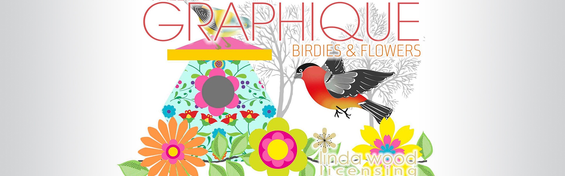 Paleta Gráfica: Passarinhos e Flores | Linda Wood