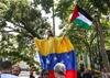 Fotos de José Luis Díaz de la marcha del pueblo de Caracas en apoyo a Palestina