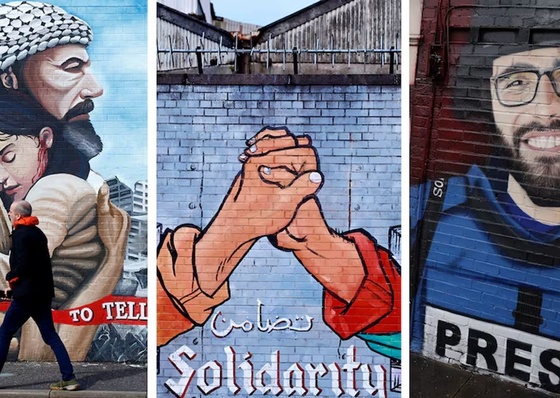 Onze murais para Gaza pintados em todo o mundo