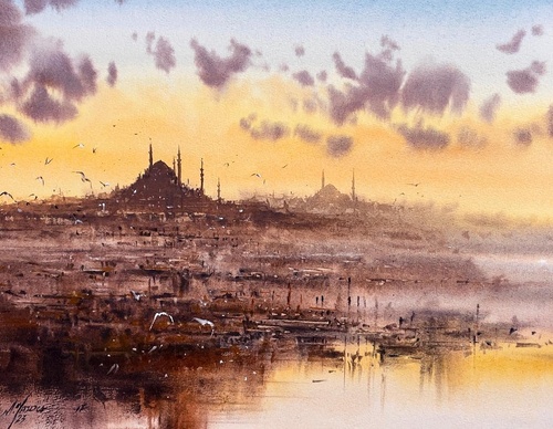 Gallery Of WaterColor Painting By Mohammad Ali Yazdchi - Iran