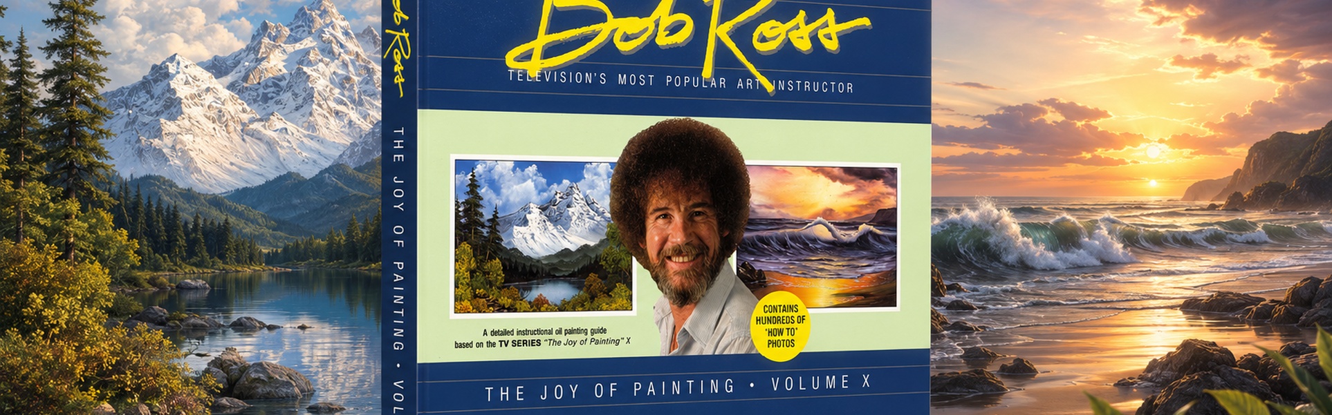 El placer de pintar con Bob Ross, por Bob Ross