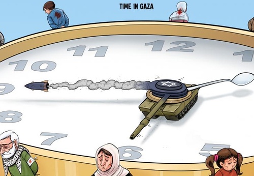 time in gaza