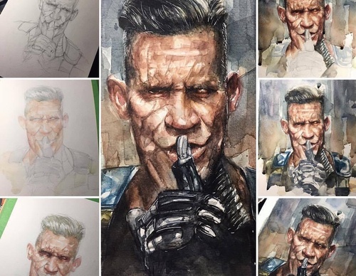 Gallery Of WaterColor Painting By Xavier Palau Blacio - Argentina