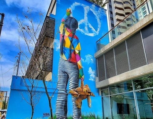 Gallery of street painting by Eduardo Kobra - Brazil