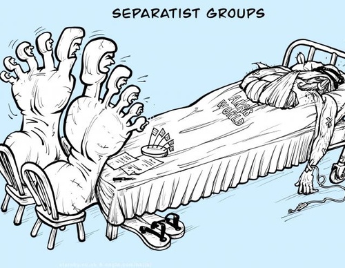 Separatist Groups in the Arab World  The real scary Bigfoot !