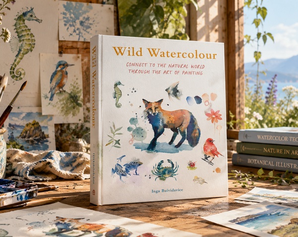 Wild Watercolour: Connect to the natural world through the art of painting by Inga Buividavice