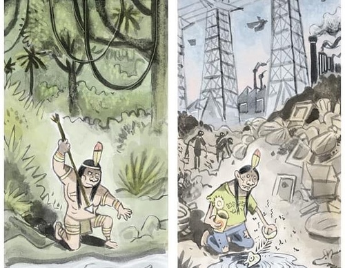 Galería de caricaturas de Arnaldo Angeli Filho-Brasil