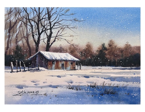 Gallery Of WaterColor Painting By Sofia Wu Mei - China