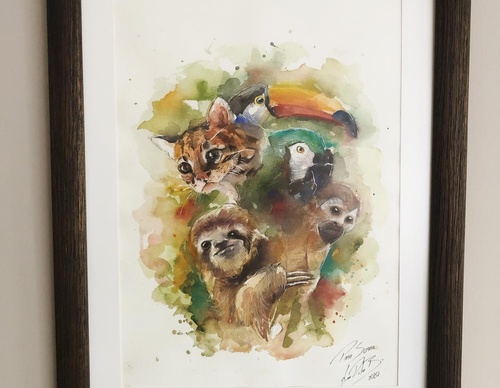 Gallery Of WaterColor Painting By Xavier Palau Blacio - Argentina