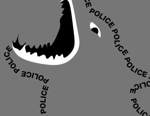 blank poster animal