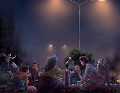 Gallery of illustration by Ali Miri-Iran