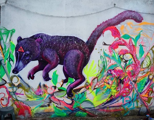 Galería de arte callejero de Nashi Bime - México