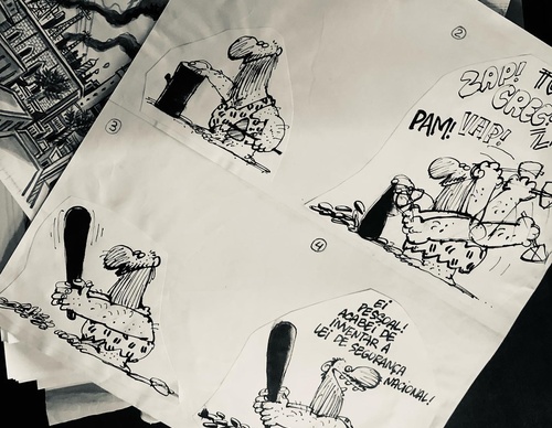 Galería de caricaturas de Arnaldo Angeli Filho-Brasil