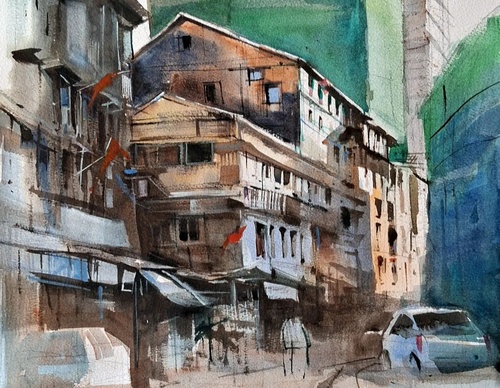 Gallery Of Watercolor Painting By Milind Mulick - India