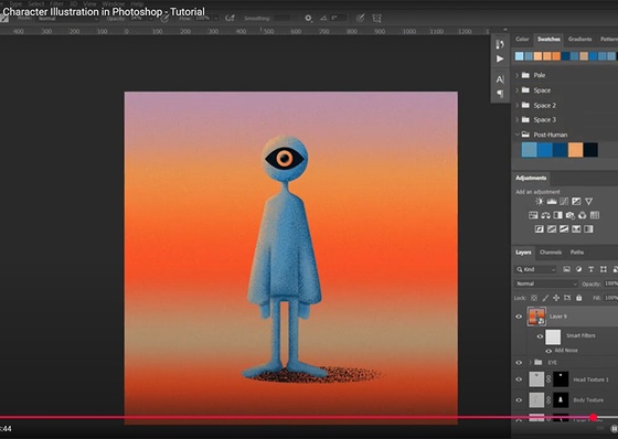 Criar uma Ilustração de Personagem (Tutorial de Photoshop)