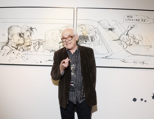 interview with Ralph Steadman , great artist from UK