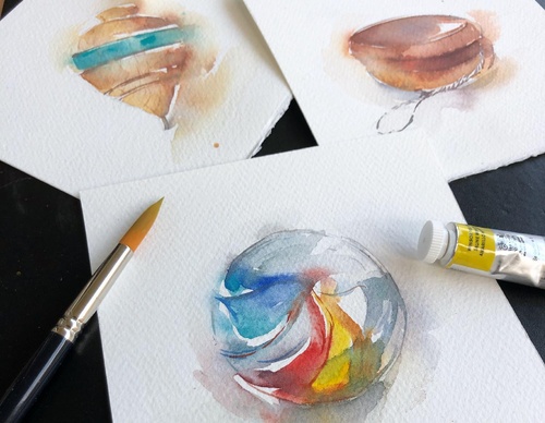 Gallery Of WaterColor Painting By Xavier Palau Blacio - Argentina