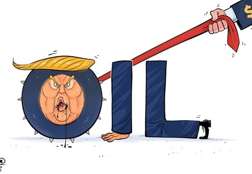 Trump… the oil dog
