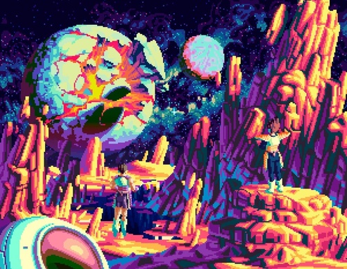 Galería De Ilustración Del Abuelo RetroWave - México