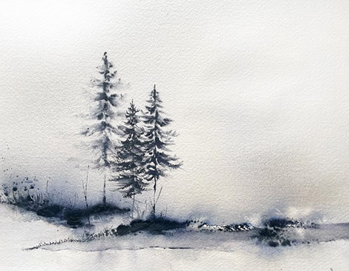 Gallery of Watercolor painting by Karlyn Shahnazarian-Canada