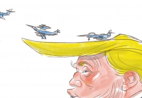 Tariffs + Tariffs CARTOON ON TRUMP'S TARIFFS AND THE START OF AN ECONOMIC WAR