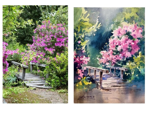 Gallery Of WaterColor Painting By Sofia Wu Mei - China
