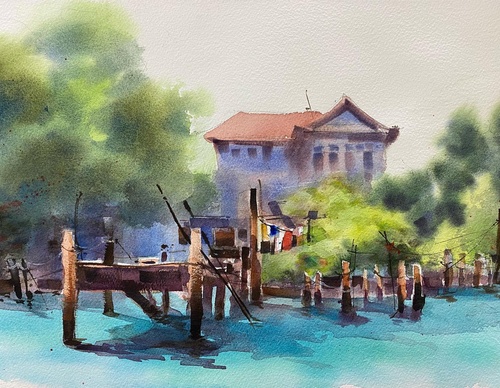 Galeria de pinturas em aquarela de Tere Lojero – México