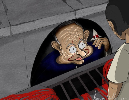 holocide caricature