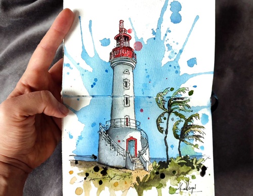 Galeria de pinturas em aquarela de Kalliopi C - Escócia