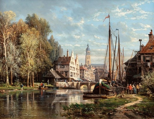 Gallery Of Painting By Charles Kuwasseg-France