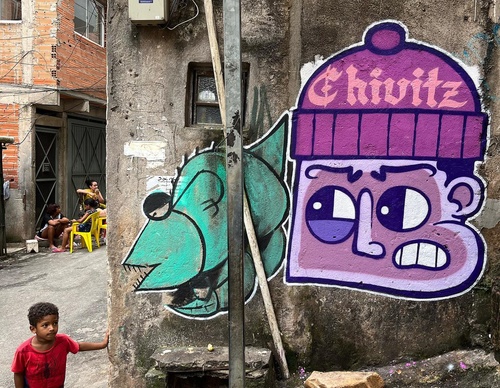 Galería de arte callejero de Chivitz - Brasil