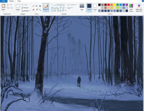 Gallery Of Drawing With Windows Paint By Christian Young - USA_1