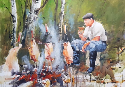 Gallery Of WaterColor Painting By Antonio Giacomin - Brazil