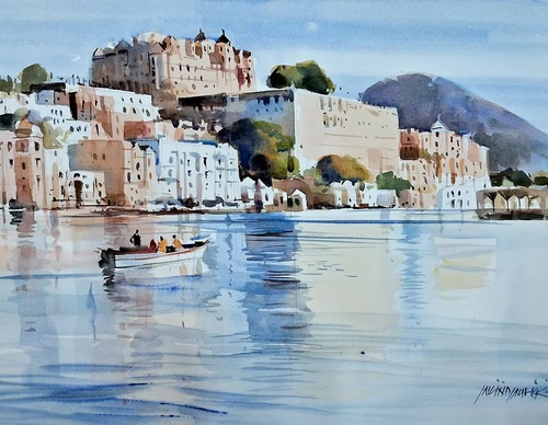 Gallery Of Watercolor Painting By Milind Mulick - India