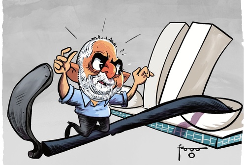 Selected Collection Gallery of the Best Brazilian Caricatures